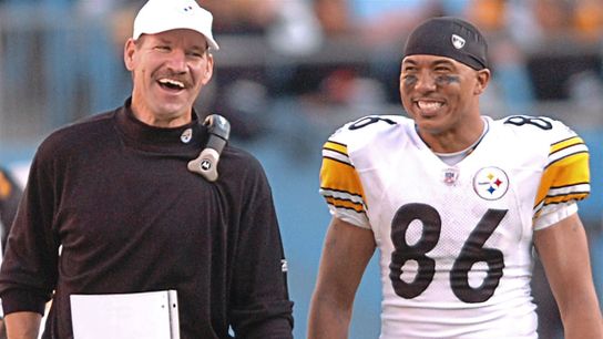 Steelers' Hines Ward and Bill Cowher Steelers' Hines Ward and Bill Cowher