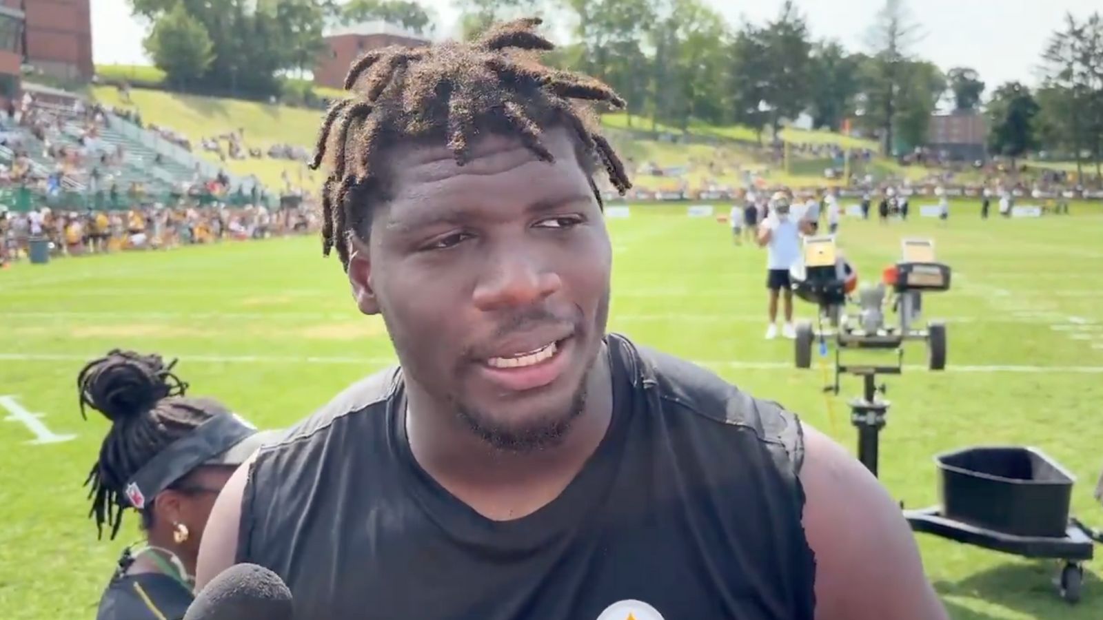 Steelers' Darnell Washington Details Exactly How He Feels About His Lack Of Involvement In The Passing Game (Steelers News). Photo by Chris Adamski / X 