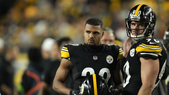 Steelers' Minkah Fitzpatrick and TJ Watt Steelers' Minkah Fitzpatrick and TJ Watt