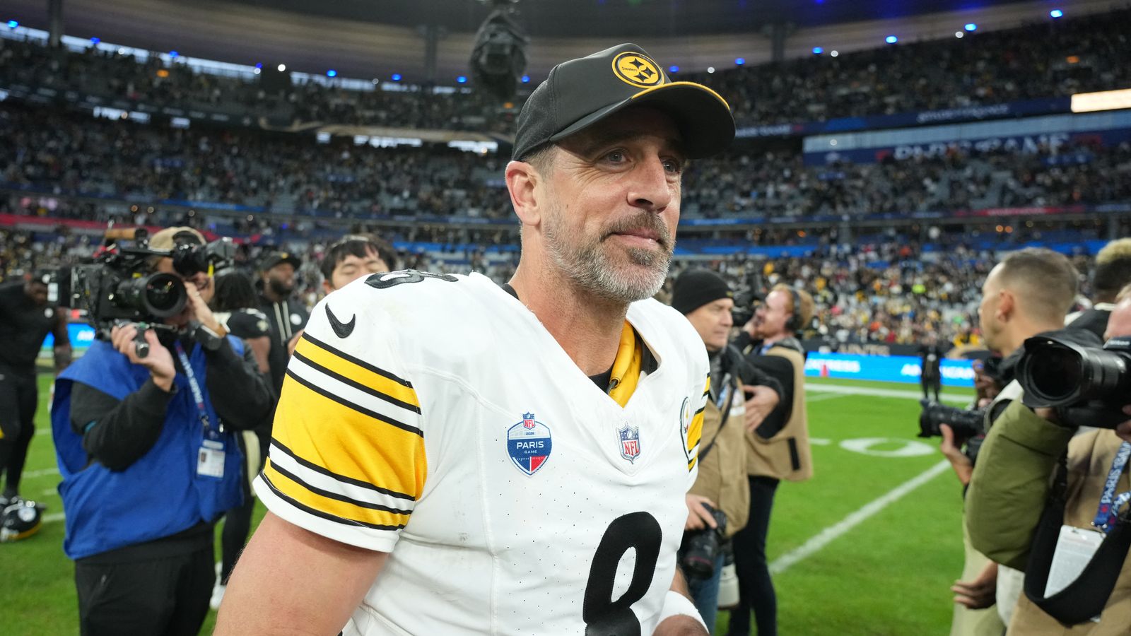 Pittsburgh Steelers Receive Blunt Warning About Aaron Rodgers Ahead of Browns Showdown (Steelers News). Photo by Kirby Lee / Imagn Images