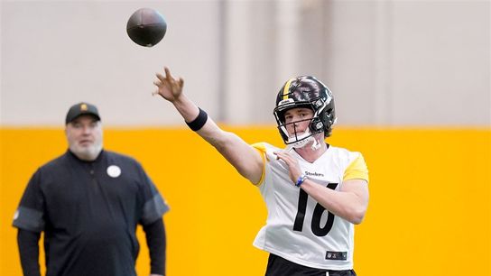Steelers Drew Allar and Mike McCarthy Steelers Drew Allar and Mike McCarthy
