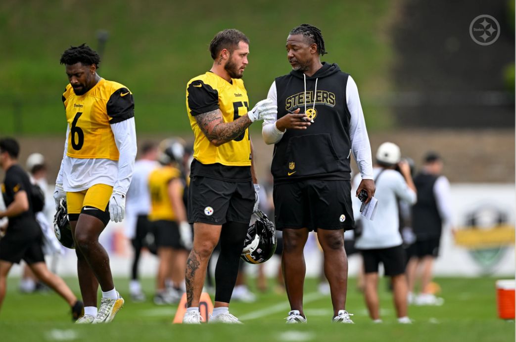 Steelers Patrick Graham and Nick Herbig Steelers Patrick Graham and Nick Herbig