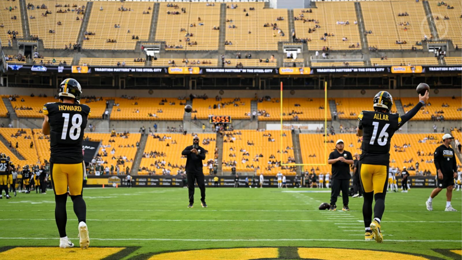"Be Brilliant In The Basics": Steelers' Will Howard Putting Emphasis On Not Forcing Big Plays (Steelers News). Photo by Jordan Perez / Pittsburgh Steelers