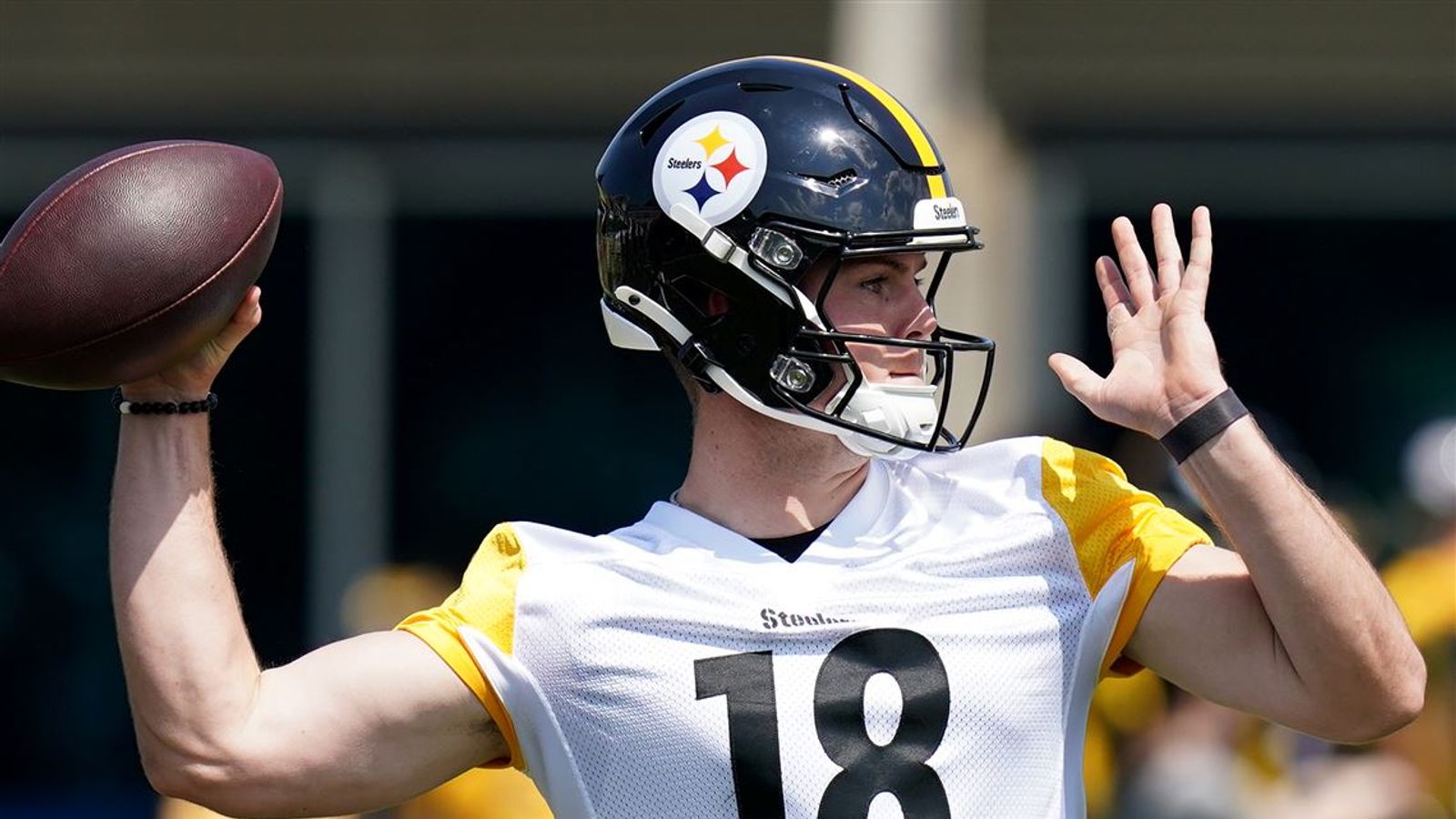 Steelers’ Will Howard Quietly Making Strong Case For Future Starting QB Role (Steelers News). Photo by Matt Freed / Pittsburgh Post-Gazette