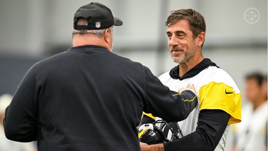 Steelers Mike McCarthy and Aaron Rodgers Steelers Mike McCarthy and Aaron Rodgers