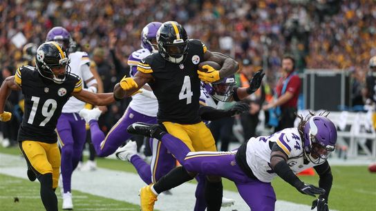 Steelers DK Metcalf and Calvin Austin III
