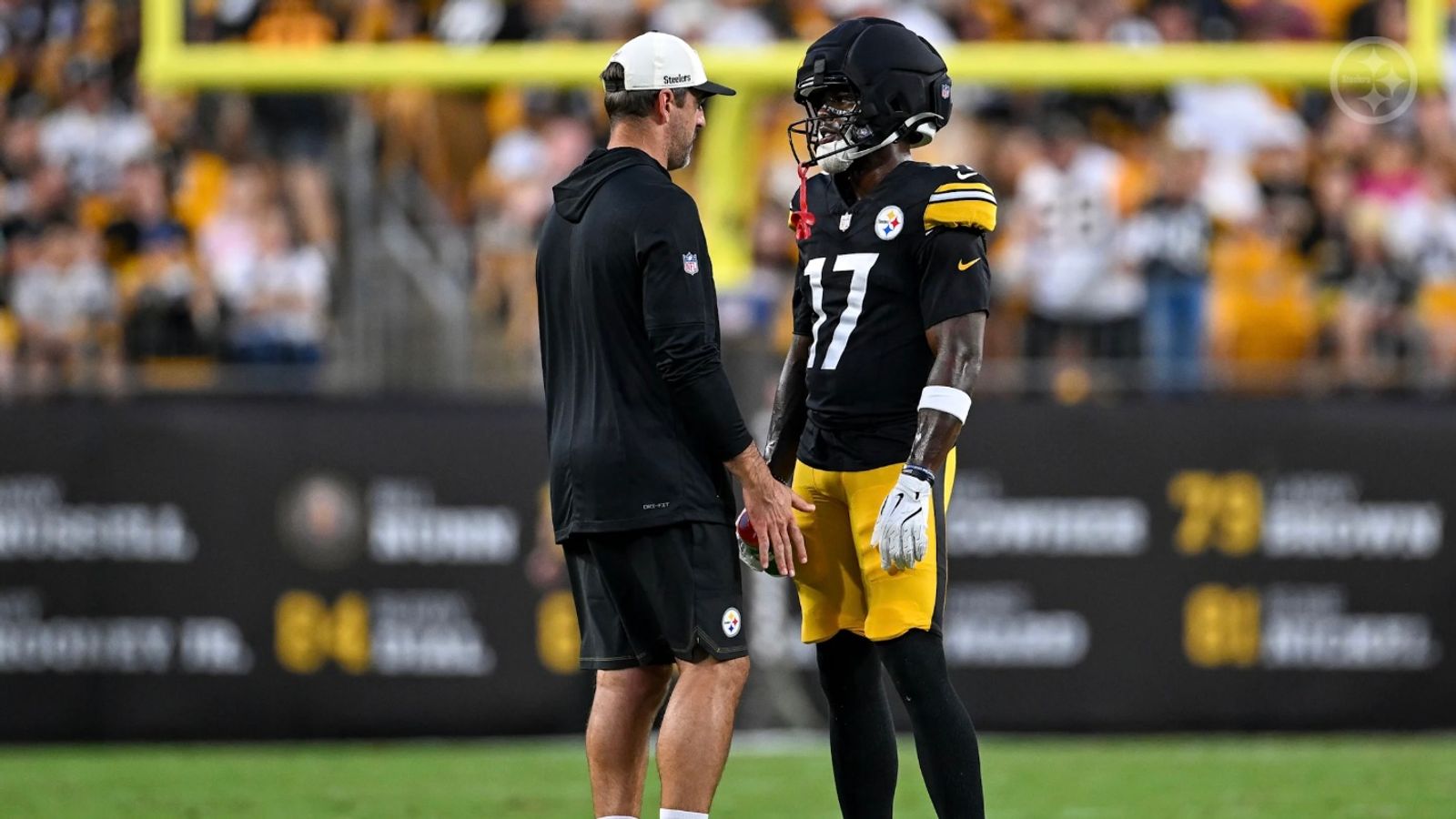 Mike McCarthy Addresses The Growing Pains That Come With Steelers' Aaron Rodgers And Certain Receivers (Steelers News). Photo by Karl Roser / Pittsburgh Steelers