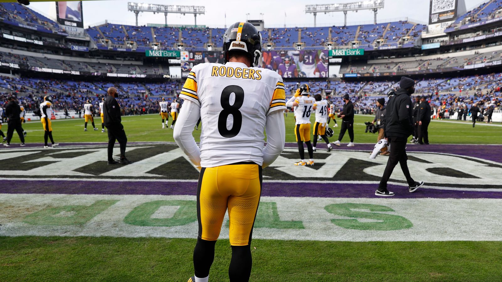 New Team Poking Around Aaron Rodgers Likely Forced Steelers To Make A Move (Steelers News). Photo by Peter Casey / Imagn Images