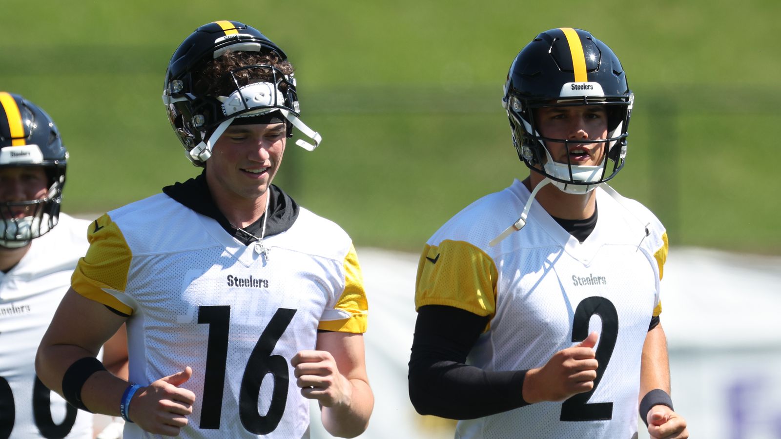 "Allar Flashes More Potential": Steelers Rookie Quarterback Showing High Ceiling During Training Camp (Steelers News). Photo by Charles LeClaire / Imagn Images