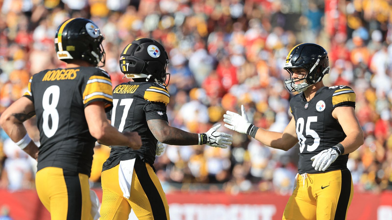 Aaron Rodgers Rips Into Steelers Rookie Germie Bernard Despite Another Great Game (Steelers News). Photo by Kim Klement Neitzel / Imagn Images