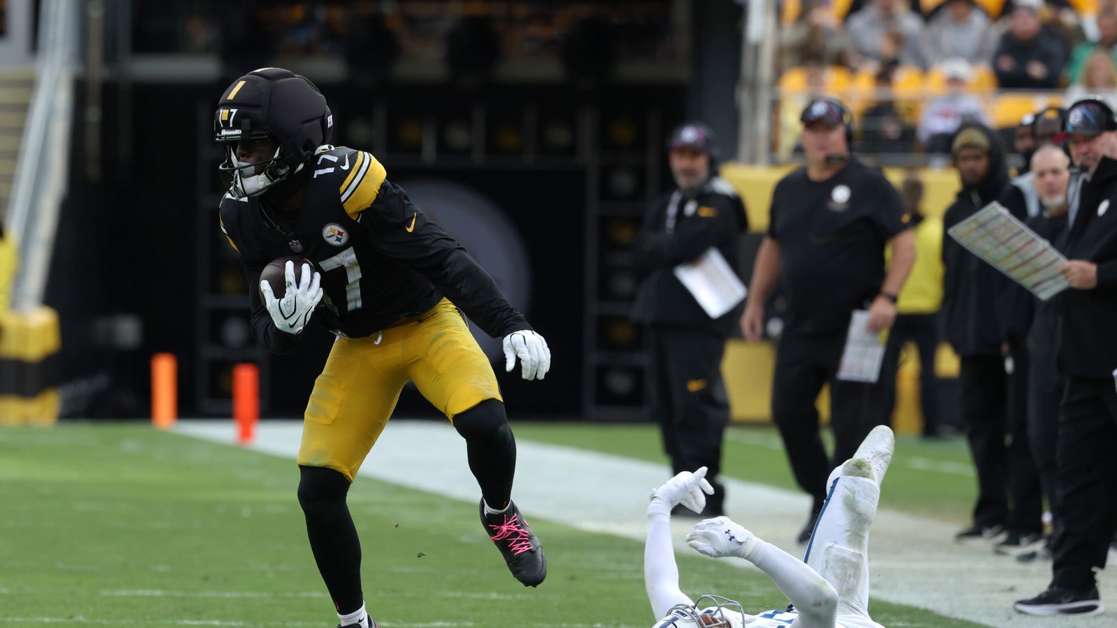 Germie Bernard Shares High Expectations As The Steelers May Have Found Another Great Wide Receiver (Steelers News). Photo by Charles LeClaire / Imagn Images