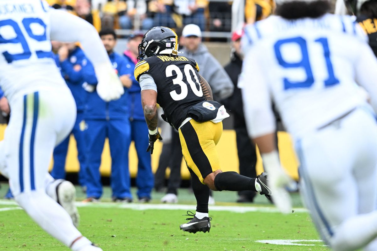 Steelers' Jaylen Warren Steelers' Jaylen Warren