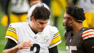 "I'm Thrilled": Steelers' Mason Rudolph Clears The Air On Myles Garrett Trade (Steelers News). Photo by Scott Galvin / Imagn Images