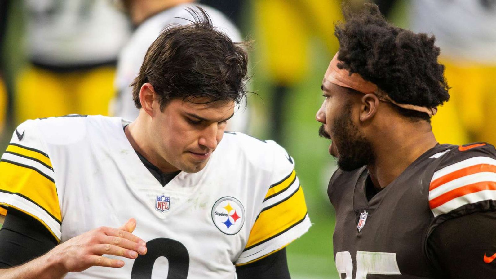 Steelers' Mason Rudolph Gives Never Before Heard Breakdown Of The Myles Garrett Helmet Incident (Steelers News). Photo by Scott Galvin / USA TODAY Sports / Sipa USA
