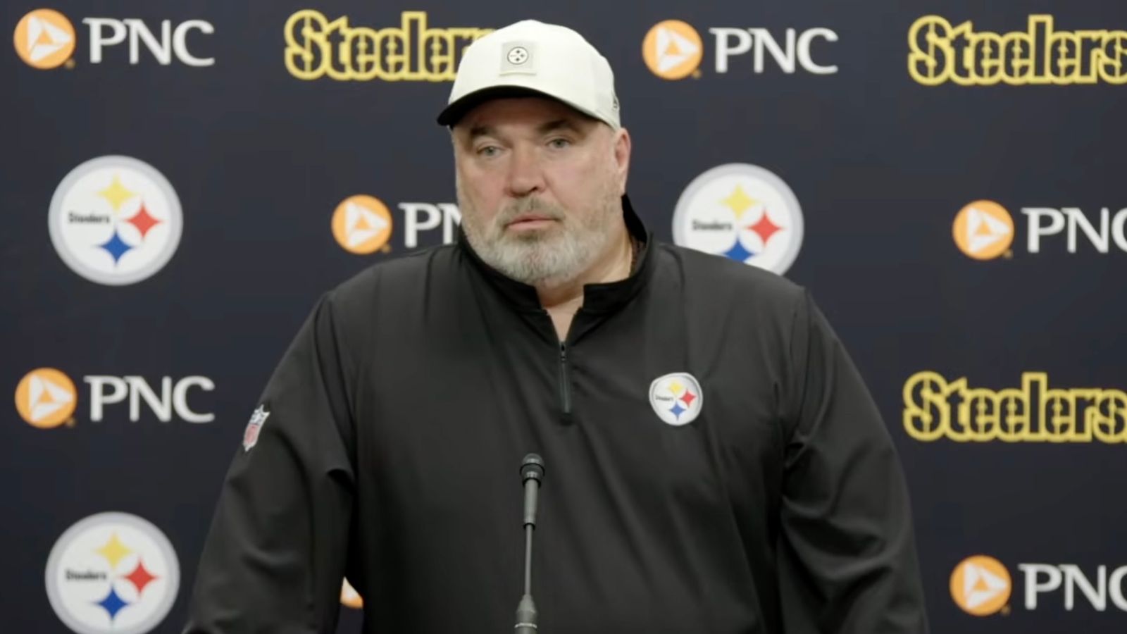 Steelers' Mike McCarthy Shows Frustration In Weekly Press Conference: "I Think I'll Stop Right Here" (Steelers News). Photo by YouTube / Pittsburgh Steelers