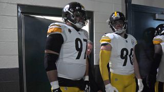 Steelers' TJ Watt And Cam Heyward Had An Inspiring Message For New Head Coach Mike McCarthy (Steelers News). Photo by Eric Hartline / Imagn Images