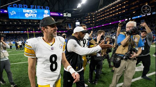 Steelers' Aaron Rodgers Has Strong Words About His Time In Pittsburgh Ahead Of Week 18. Photo by Karl Roser / Pittsburgh Steelers