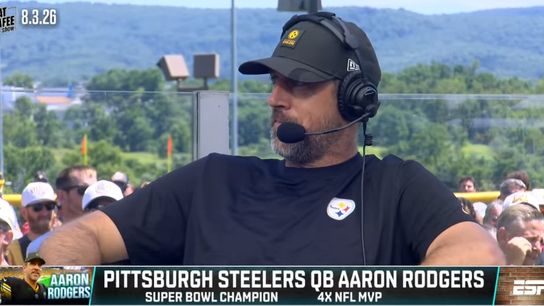 "He Wasn't Looking": Steelers QB Aaron Rodgers Blames Miscommunication On Big Drive Ending Interception (Steelers News)