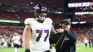 Steelers Have Prime Opportunity To Steal Offensive Lineman From Rival Ravens (Steelers News). Photo by Scott Galvin / Imagn Images