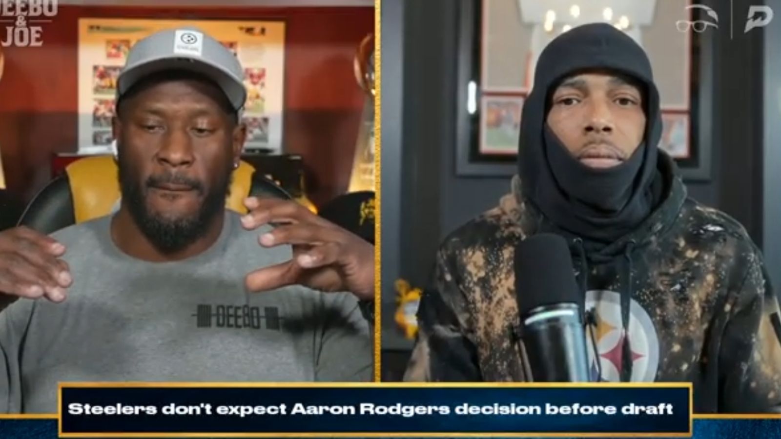 Former Steelers LB James Harrison Gives Interesting Take On Will Howard Amid Aaron Rodgers Situation (Steelers News). Photo by YouTube / Deebo & Joe