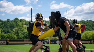 Steelers' Jack Sawyer Gets Quick Reality Check With OLB Trade Potentially On The Horizon (Steelers News). Photo by Taylor Ollason / Pittsburgh Steelers