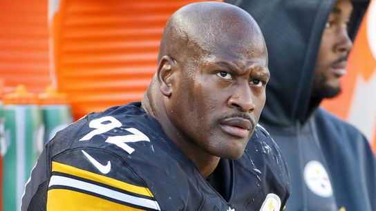 Steelers Great James Harrison Completely Shuts Down TJ Watt Narrative. Photo by Gene. J. Puskar / Associated Press