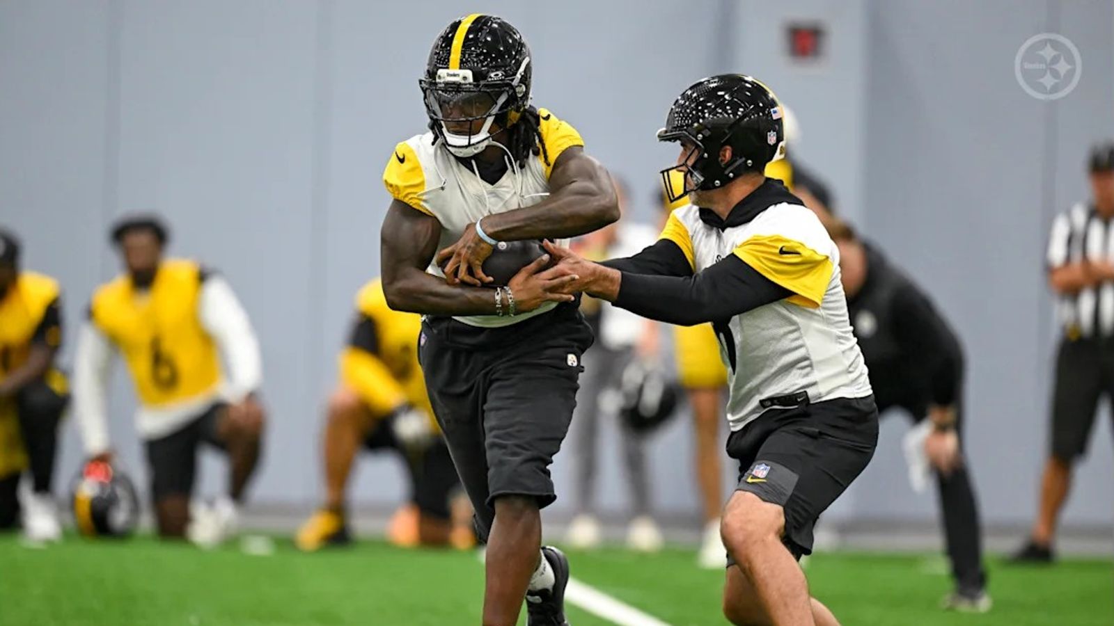 Steelers' Mike McCarthy Sends A Strong Message To Kaleb Johnson (Steelers News). Photo by Jordan Perez / Pittsburgh Steelers