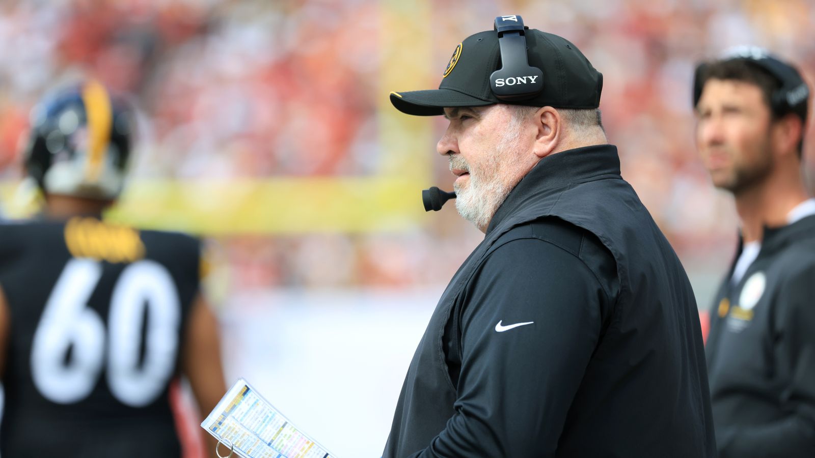 Steelers' Mike McCarthy Gives Detailed Explanation To Rare Head Coach Injury (Steelers News). Photo by Kim Klement Neitzel / Imagn-Images