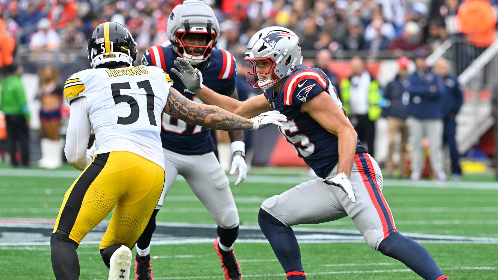 Steelers' Nick Herbig Is Struggling With Transition To New Role (Steelers News). Photo by Eric Canha / Imagn Images