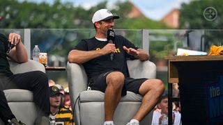 Aaron Rodgers Admits Steelers Defense Was Playing "Soft" The First 4 Days (Steelers News). Photo by Alysa Rubin / Pittsburgh Steelers
