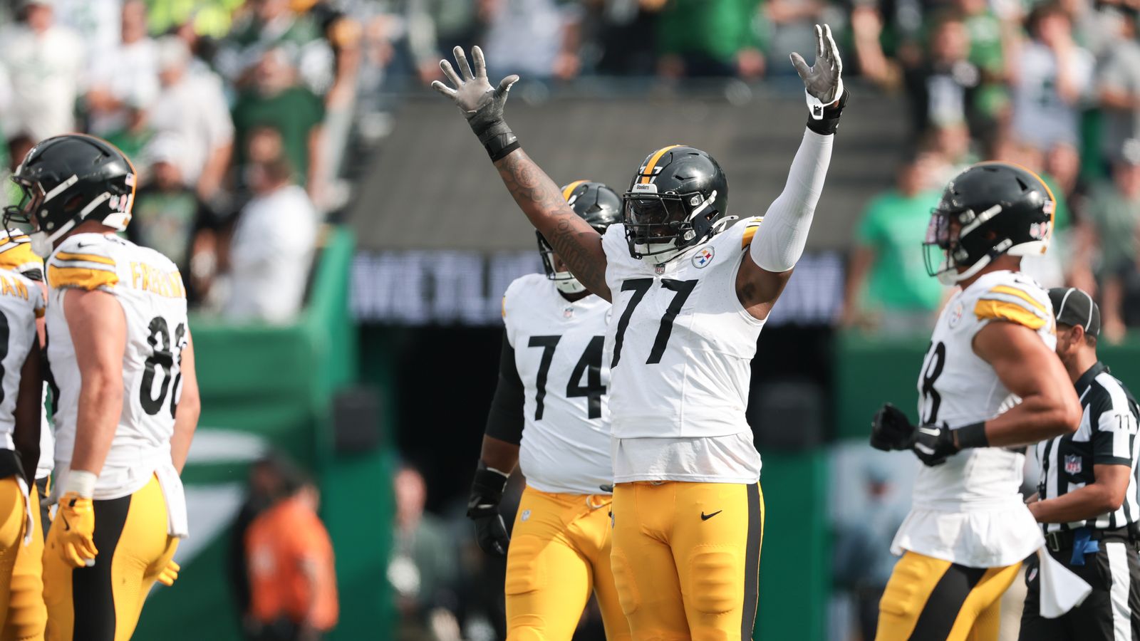 Cowboys' Broderick Jones Blames Steelers Coaching Staff For Failure In Pittsburgh (Steelers News). Photo by Vincent Carchietta / Imagn Images