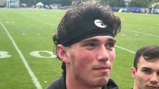 Steelers' Drew Allar Sheds Light On How Great Of A Teammate Mason Rudolph Truly Is (Steelers News). Photo by X: @C_AdamskiTrib