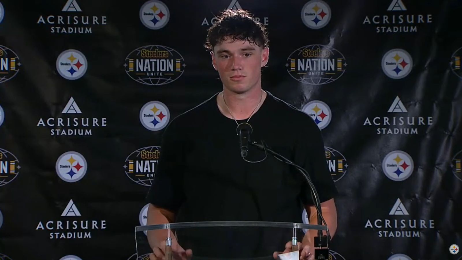 Steelers Rookie Quarterback Drew Allar Laughs About Nervous Preseason Debut (Steelers News). Photo by YouTube / Pittsburgh Steelers