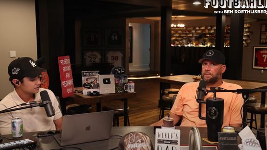 Steelers Great Ben Roethlisberger Dismisses The Need For DK Metcalf And TJ Watt To Be At OTA's. Photo by YouTube / Channel Seven