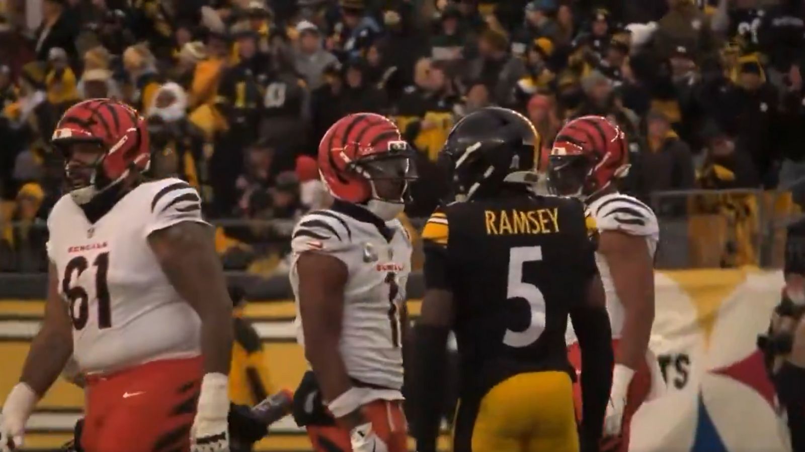 Bengals Coach Zac Taylor Blames Steelers' Jalen Ramsey For Despicable Action From Ja'Marr Chase (Steelers News). Photo by X: @jack_sperry