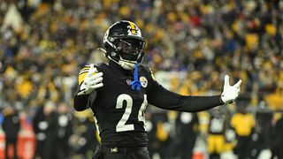 Report: Steelers' Joey Porter Jr Is "Not Happy" Currently With Front Office Brass (Steelers News). Photo by Barry Reeger / Imagn Images