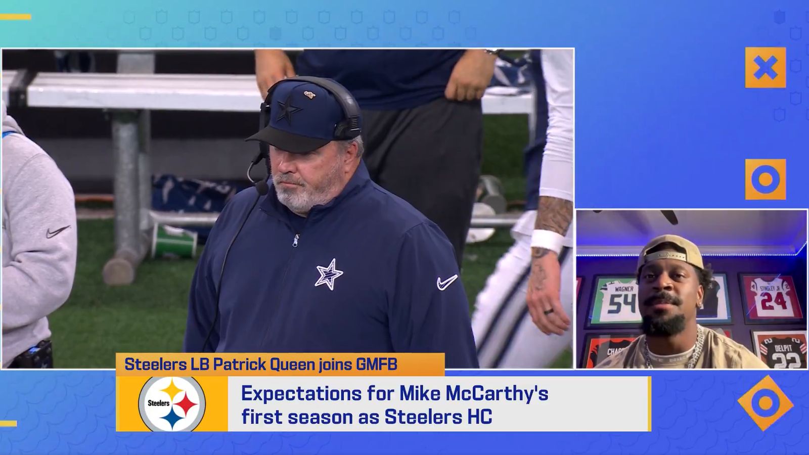 Steelers' Patrick Queen Explains Mike McCarthy's Mindset On New Team: "Pittsburgh Football Can Get Back" (Steelers News). Photo by X: @gmfb