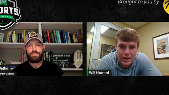 Steelers Rookie Will Howard Was Very Direct About His Relationship With Aaron Rodgers. Photo by YouTube / Post-Gazette Sports