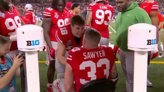 Steelers' Will Howard and Jack Sawyer Steelers' Will Howard and Jack Sawyer