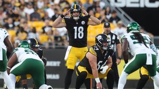 Batch: Steelers Are To Blame For Will Howard's First Interception Against Jets (Steelers News). Photo by Charles LeClaire / Imagn Images