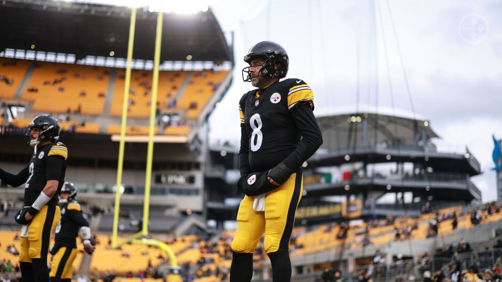 Steelers' Drew Allar May Have Development Hampered Due To 1 Critical Request From Aaron Rodgers (Steelers News). Photo by Harrison Barden / Pittsburgh Steelers