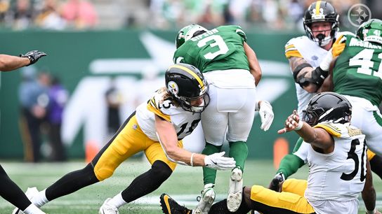 Ben Skowronek makes a tackle on special teams during the Steelers 34-32 win over the New York Jets in Week 1 of the 2025 season. Ben Skowronek makes a tackle on special teams during the Steelers 34-32 win over the New York Jets in Week 1 of the 2025 season.