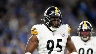 Steelers' Keeanu Benton Has Powerful Case To Become Cameron Heyward's Passing-Down Partner (Steelers News). Photo by Lon Horwedel / Imagn Images