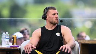 Steelers' TJ Watt Reveals The Patriots' Key Problem Pittsburgh Can Exploit Again (Steelers News). Photo by Barry Reeger / Imagn Images