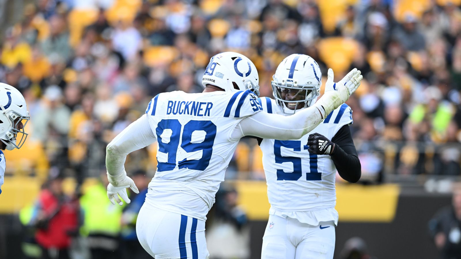 Steelers' Latest Defensive Line Injuries Make DeForest Buckner An Urgent Trade Target (Steelers News). Photo by Barry Reeger / Imagn Images