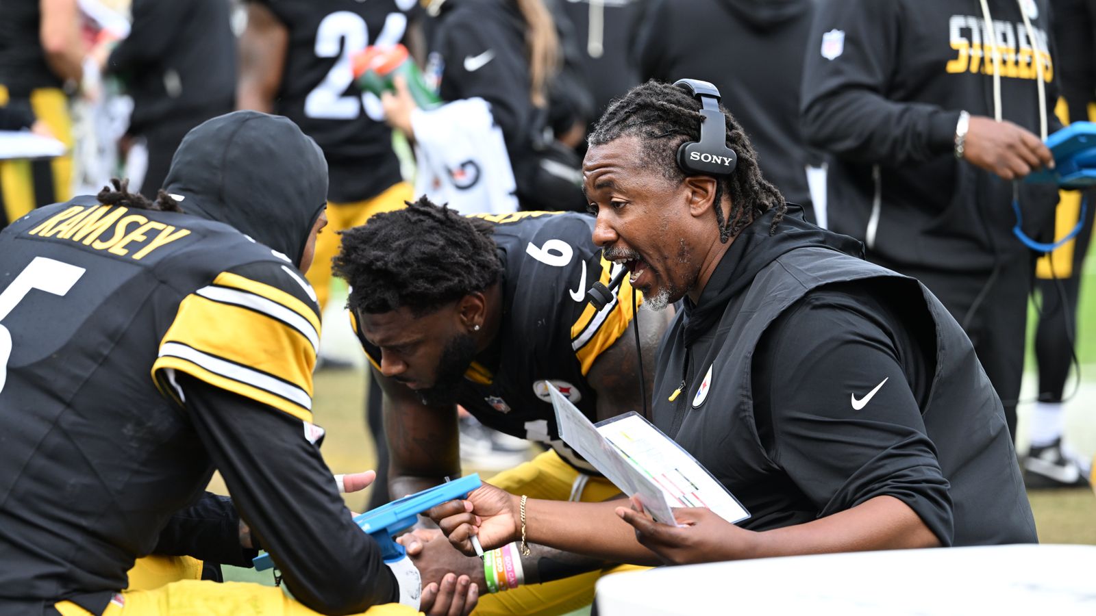 Steelers' Jalen Ramsey Gives Clear Answer On Patrick Graham Disconnect After Sideline Move (Steelers News). Photo by Barry Reeger / Imagn Images