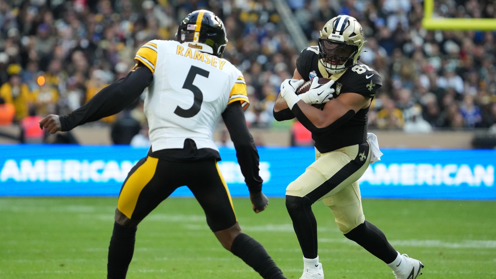 Former Steelers CB Joe Haden Blasts Jalen Ramsey And Asante Samuel Jr Over Costly Mistake Vs Saints (Steelers News). Photo by Kirby Lee / Imagn Images