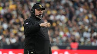 Steelers' Mike McCarthy Dusts Off A Shrewd Trick To Keep Drives Alive (Steelers News). Photo by Kirby Lee / Imagn Images