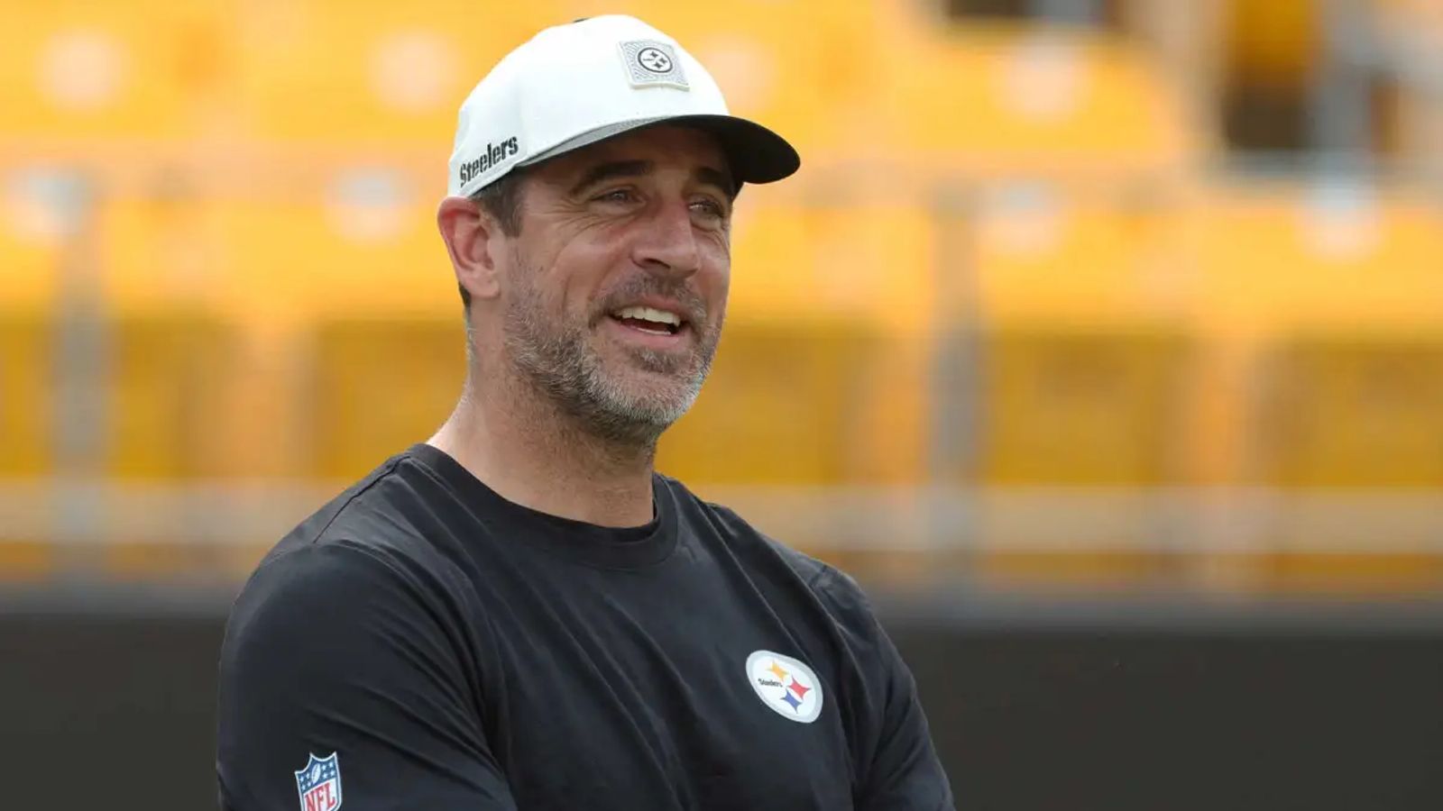 Steelers' Drew Allar Is Learning A Proven Aaron Rodgers Trick That Starts By Ignoring His Receivers (Steelers News). Photo by Charles LeClaire / Imagn Images