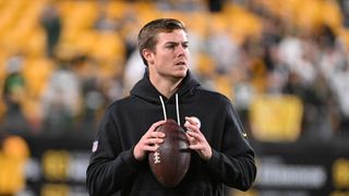 Steelers’ Will Howard Finds Meticulous Answer To Lingering Pocket Question (Steelers News). Photo by Barry Reeger / Imagn Images